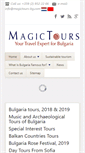 Mobile Screenshot of magictours-bg.com
